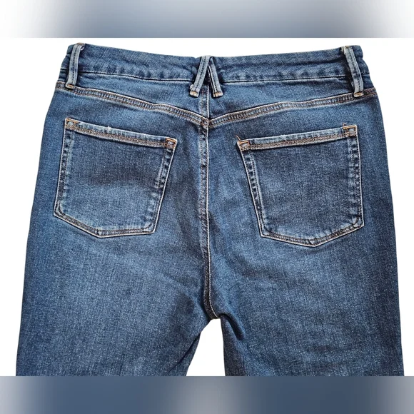 Good American Good Legs Cropped Mini Boot High Rise Jeans 12/31. - Picture 8 of 14